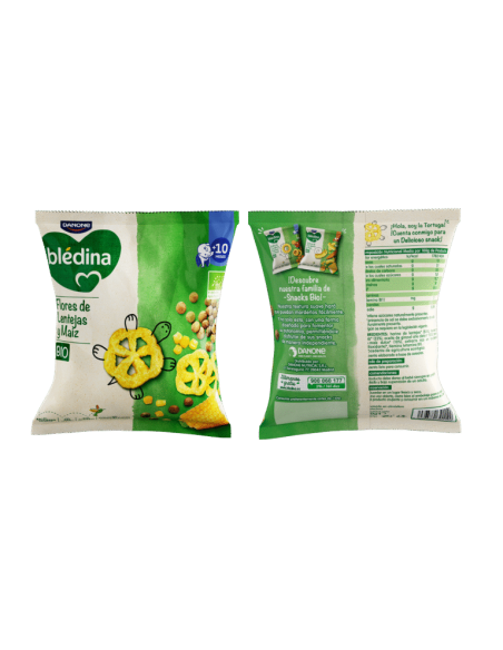 BLÉDINA Flores de Lentejas y Maíz BIO 20 g