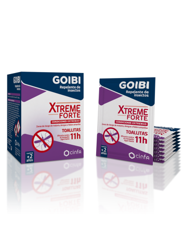 GOIBI Xtreme Forte Toallitas Antimosquitos