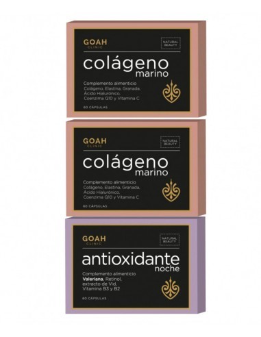 Goah Clinic colageno marino 120 capsulas + antioxid