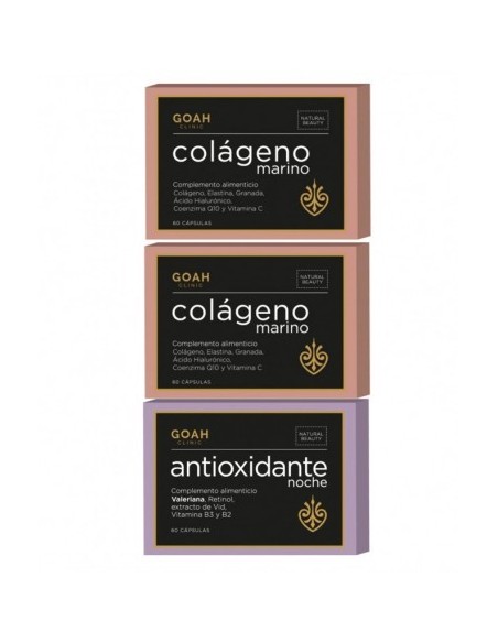 Goah Clinic colageno marino 120 capsulas + antioxid