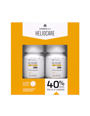 HELIOCARE 360º D Plus PACK DUPLO 2x30 cápsulas