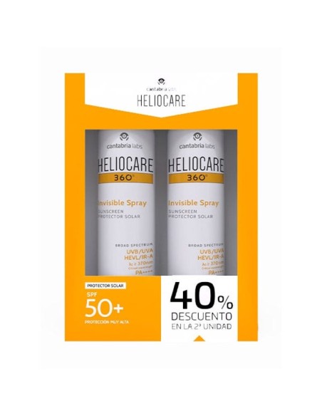 HELIOCARE 360º Invisible Spray SPF 50+ PACK DUPLO 2 x 200 ml