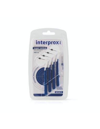 INTERPROX PLUS Super Conical 2.0 - 4 Cepillos Interdentales