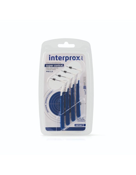 INTERPROX PLUS Super Conical 2.0 - 4 Cepillos Interdentales