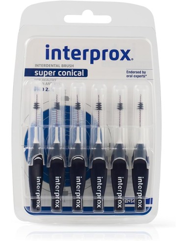INTERPROX Super Conical 2.0 - 6 Cepillos Interdentales