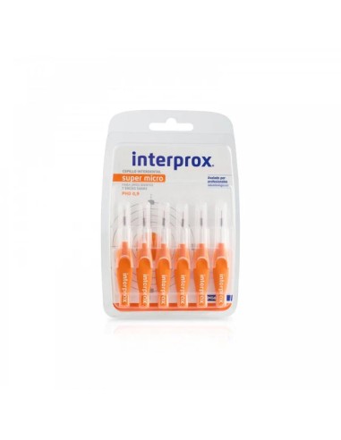 INTERPROX Super Micro 0.9 - 6 Cepillos Interdentales