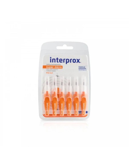 INTERPROX Super Micro 0.9 - 6 Cepillos Interdentales