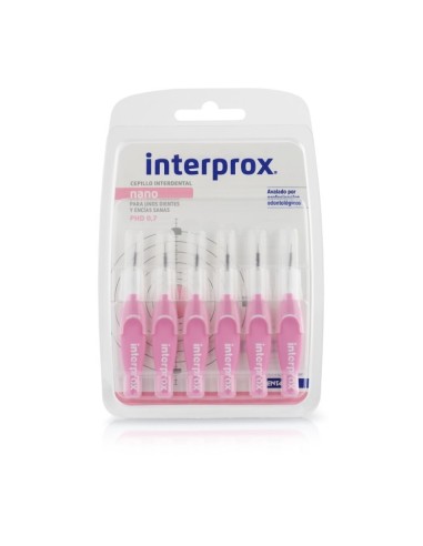 INTERPROX Nano 0.7 - 6 Cepillos Interdentales