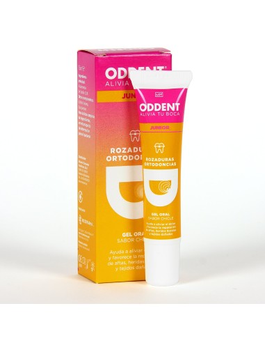 ODDENT Junior Rozaduras Ortodoncias Gel Oral 15 ml sabor chicle