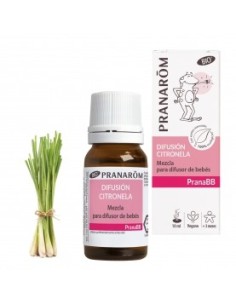 PRANARÔM PRANABB Difusión Citronela BIO 10 ml PRANARÔM PRANABB Difusión Citronela BIO 10 ml