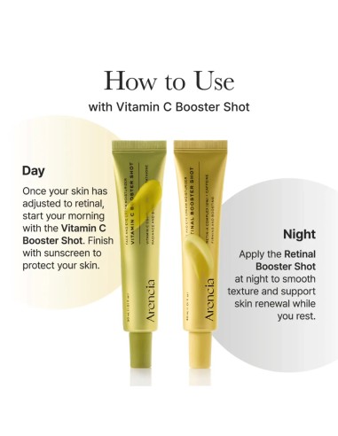 ARENCIA Vitamin C Booster Shot - Booster Vitamina C Cara y Ojos
