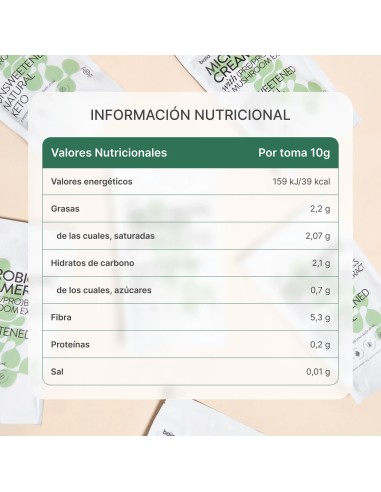 BAÏA Microbiotic Creamer Sabor Vainilla 300 g