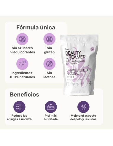 BAÏA Beauty Creamer Sabor Vainilla 300 g