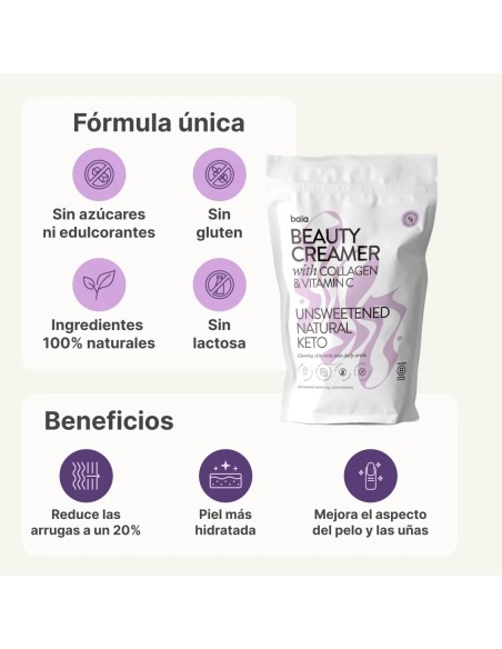BAÏA Beauty Creamer Sabor Vainilla 300 g