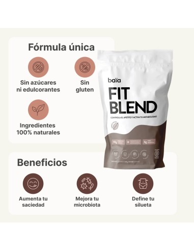 BAÏA Fit Blend Sabor Chocolate 600 g
