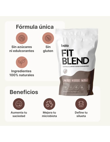 BAÏA Fit Blend Sabor Chocolate 600 g