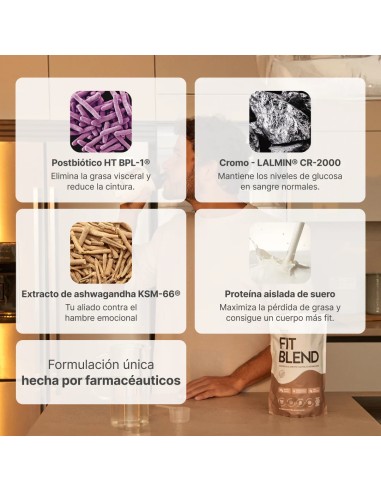 BAÏA Fit Blend Sabor Chocolate 600 g