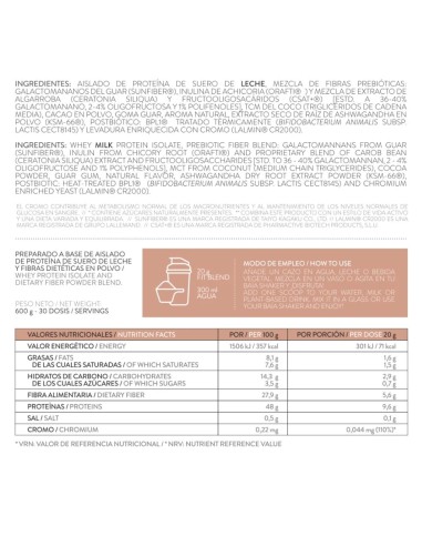 BAÏA Fit Blend Sabor Chocolate 600 g