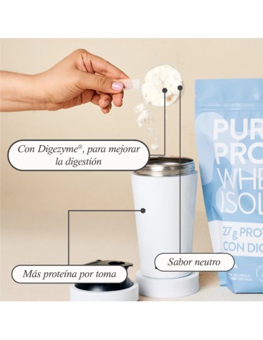 BAÏA Pure Protein Whey Isolate Sabor Neutro 750 g