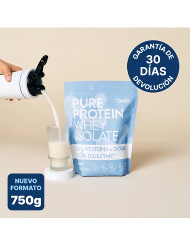 BAÏA Pure Protein Whey Isolate Sabor Neutro 750 g