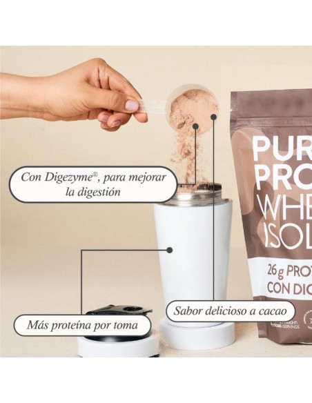 BAÏA Pure Protein Whey Isolate Sabor Chocolate 750 g