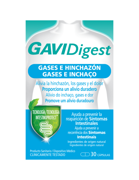 GAVI Digest Gases e Hinchazón 30 cápsulas