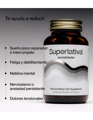SUPERLATIVA Magnesium+ 60 cápsulas