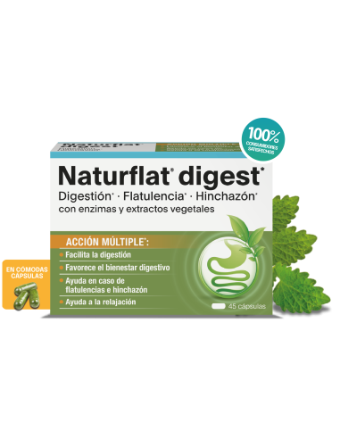 NATURFLAT Digest 45 cápsulas