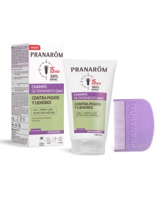 PRANAROM Aromapar Champú contra Piojos y Liendres - Tratamiento 2 en 1
