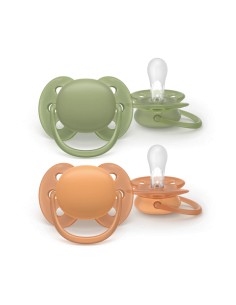 Hevea chupete goma natural 3-36 m color granate y anatómico