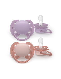 Hevea chupete goma natural 3-36 m color granate y anatómico 2