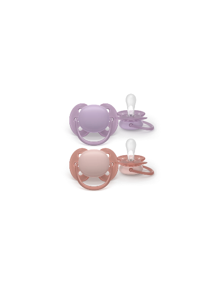 Hevea chupete goma natural 3-36 m color granate y anatómico