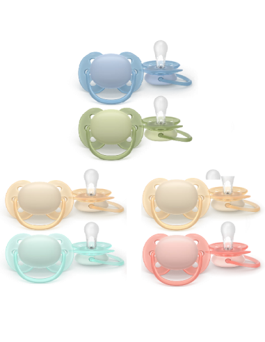 Hevea chupete goma natural 3-36 m color granate y anatómico