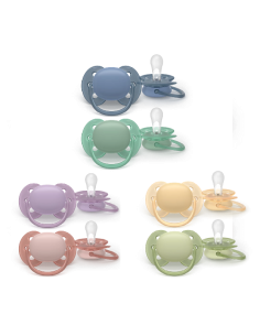 Hevea chupete goma natural 3-36 m color granate y anatómico