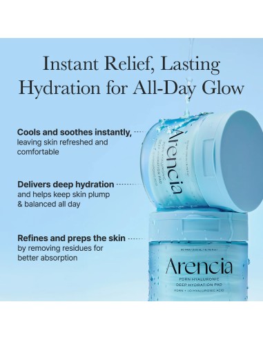 ARENCIA PDRN Hyaluronic Deep Hydration Pad - Parches Hidratación Profunda