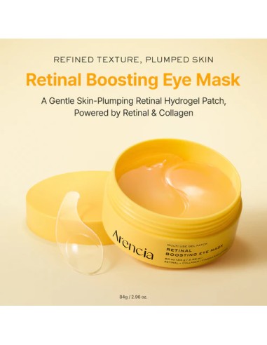 ARENCIA Retinal and Collagen Boosting Eye Mask - Parches Reafirmantes Ojos