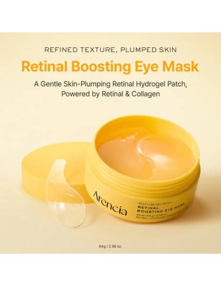 ARENCIA Retinal and Collagen Boosting Eye Mask - Parches Reafirmantes Ojos