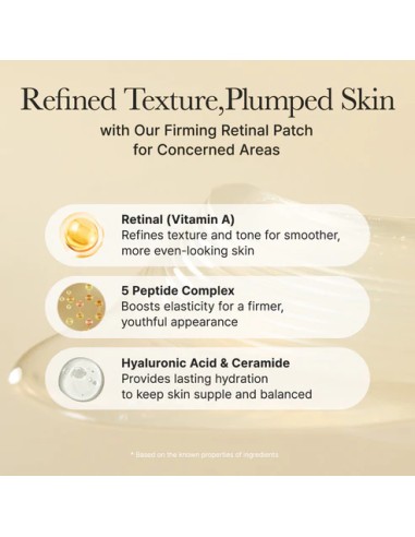 ARENCIA Retinal and Collagen Boosting Eye Mask - Parches Reafirmantes Ojos