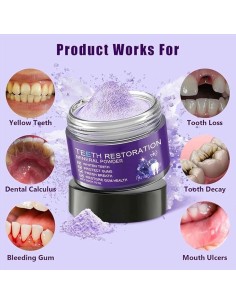 ORALHOE Polvo Mineral de Restauración Dental 50 g 2