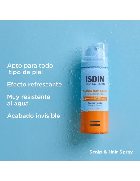 ISDIN Fotoprotector Spray Cabello y Cuero Cabelludo SPF 50 50 ml