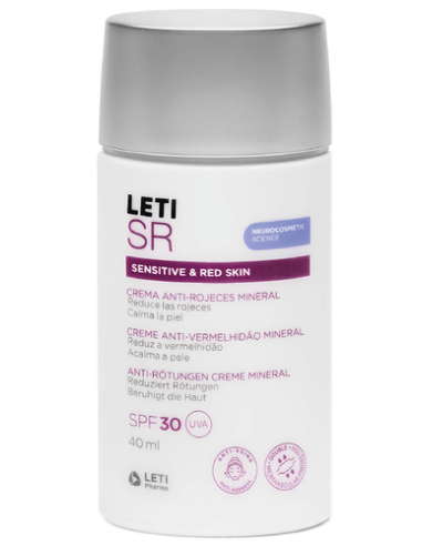 LETI SR Crema Mineral Anti-Rojeces SPF 30 40 ml