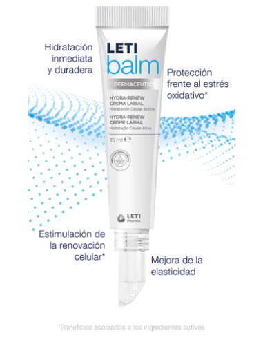 LETI BALM Hydra-Renew Crema Labial Reparadora15 ml