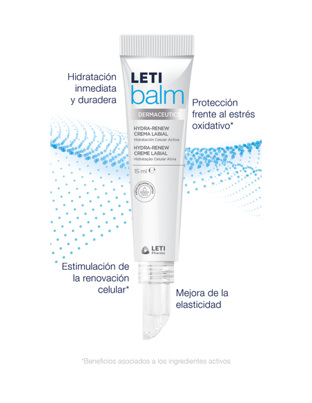 LETI BALM Hydra-Renew Crema Labial Reparadora15 ml
