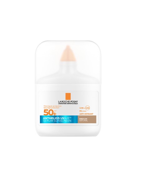 LA ROCHE POSAY Anthelios UVAir Sérum Protector Solar SPF50+ Color Medio Natural