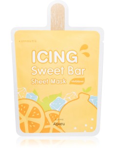 A'PIEU Icing Sweet Bar Sheet Mask Hanrabong - Mascarilla Facial Iluminadora de Naranja