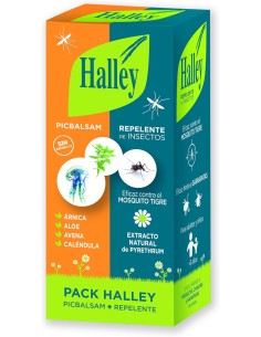 HALLEY Pack Repelente de Insectos + Picbalsam Roll-On