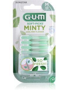 GUM Palillo Interdental Soft-Picks Minty Talla M 40 unidades