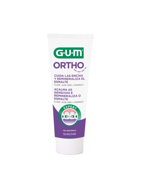 GUM ORTHO Gel Dentífrico Ortodoncia 75 ml
