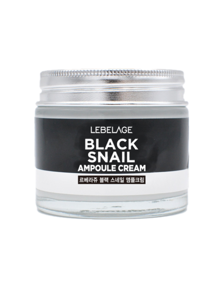 LEBELAGE Black Snail Ampoule Cream - Crema Facial Reafirmante 70 ml