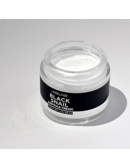 LEBELAGE Black Snail Ampoule Cream - Crema Facial Reafirmante 70 ml